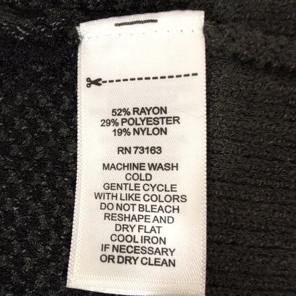 Cable & Gauge camo print open front hooded cardigan, size XL - Picture 6 of 7